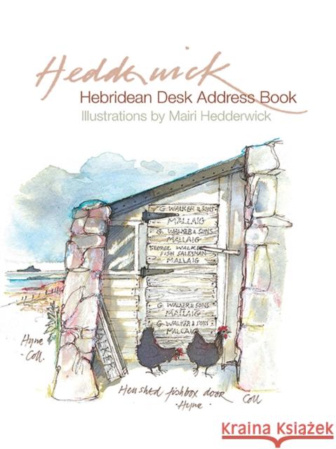 Hebridean Desk Address Book  9781780275376 Birlinn General - książka