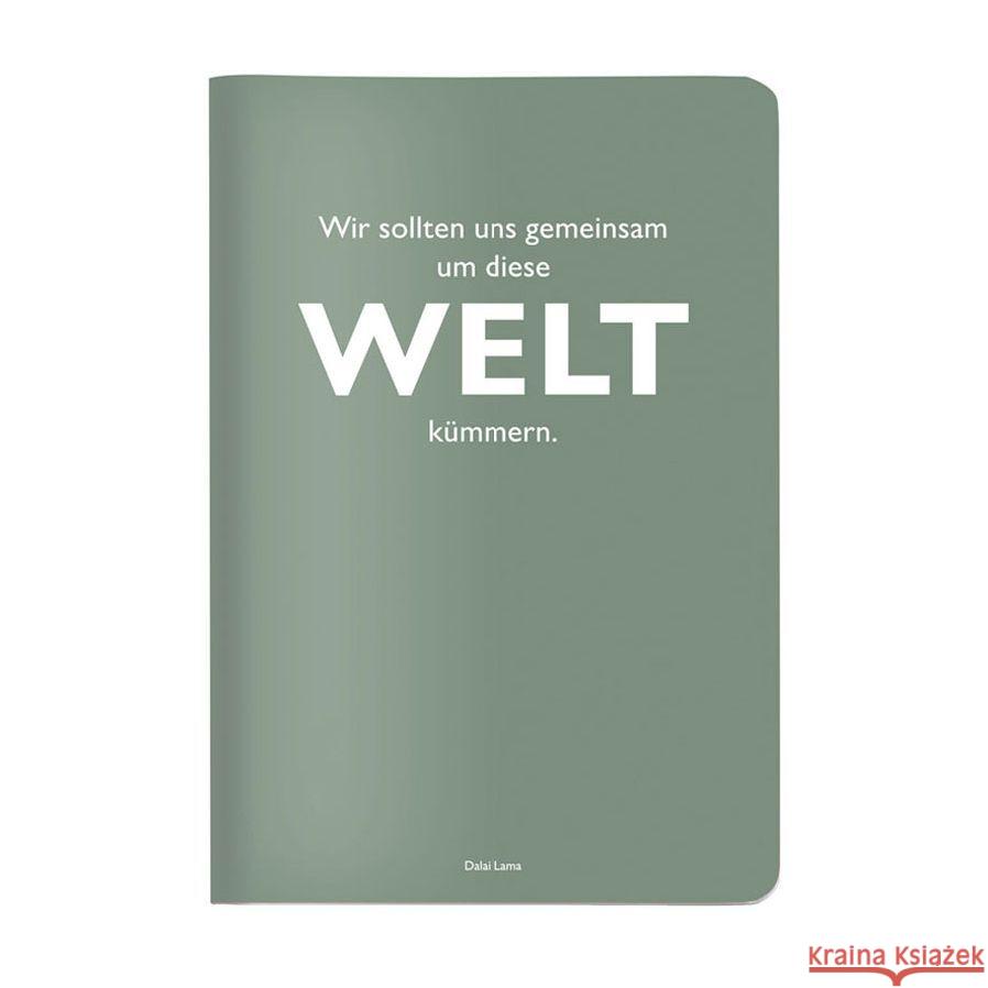 Heft A5 Zitate Dalai Lama Welt, kariert  4048809027763 CEDON MuseumsShops - książka