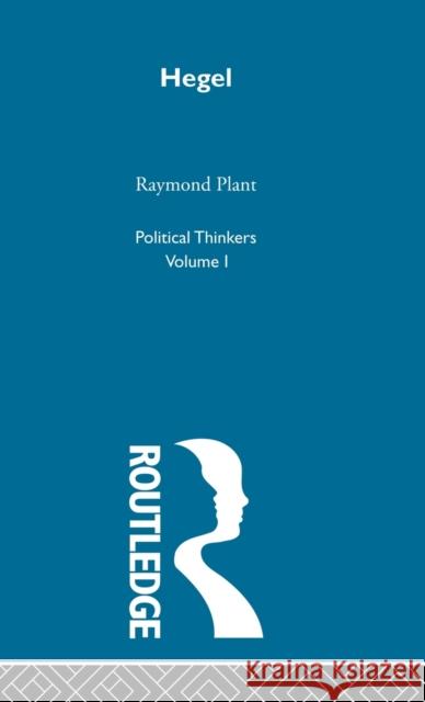 Hegel Raymond Plant 9780415326834 Routledge - książka