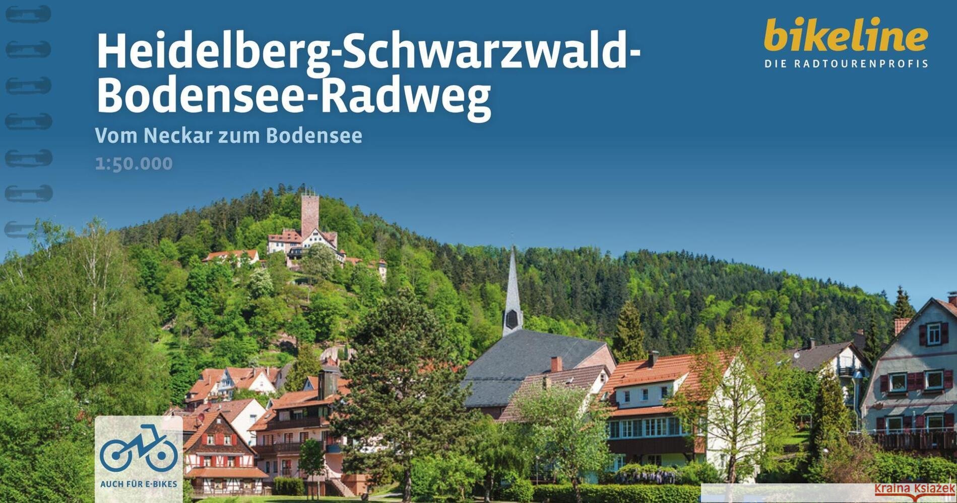 Heidelberg-Schwarzwald-Bodensee-Radweg  9783711102096 Esterbauer - książka