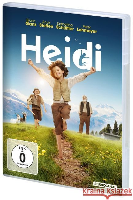 Heidi (2015), 1 DVD (Special Edition) : Für Seh- und Hörgeschädigte geeignet. Deutschland/Schweiz Spyri, Johanna 4006680078458 Studiocanal - książka