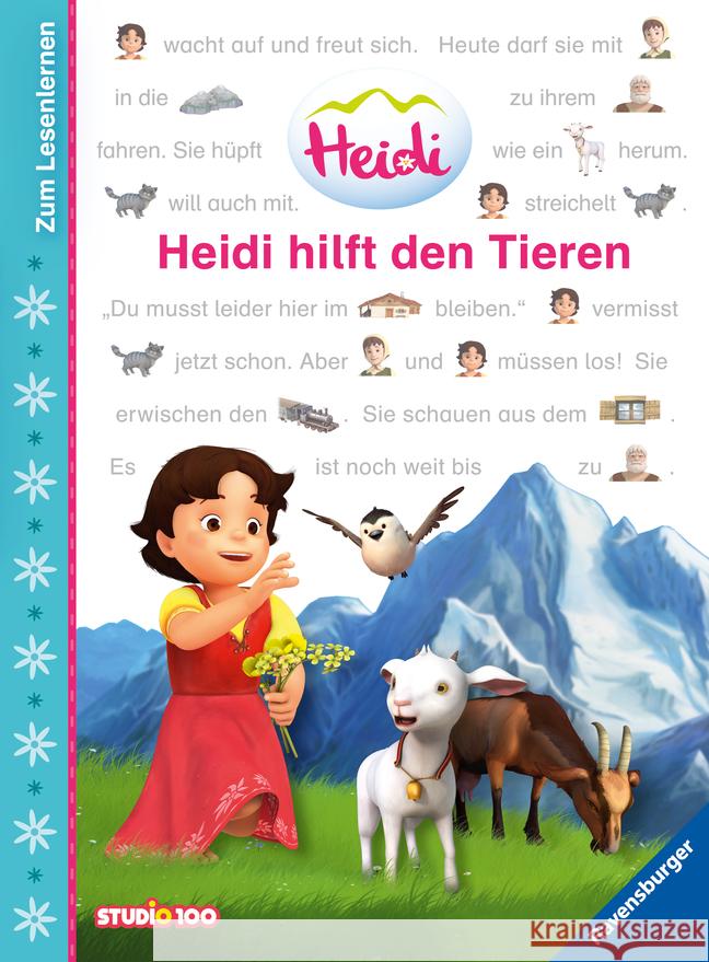 Heidi hilft den Tieren - zum Lesenlernen Wich, Henriette 9783473496754 Ravensburger Verlag - książka