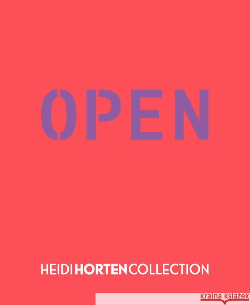 HEIDI HORTEN COLLECTION - OPEN  9783991261391 Bibliothek der Provinz - książka