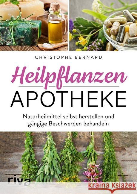 Heilpflanzen-Apotheke : Naturheilmittel selbst herstellen und gängige Beschwerden behandeln Bernard, Christophe 9783742312112 riva Verlag - książka