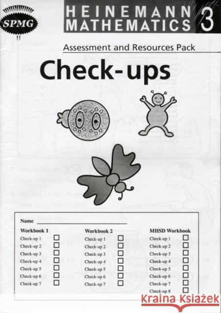 Heinemann Maths 3: Check-up Booklets (8 pack)  Scot Prim Math 9780435038007 Pearson Education Limited - książka