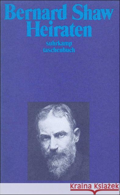Heiraten : Eine Debatte Shaw, George B. 9783518383575 Suhrkamp - książka
