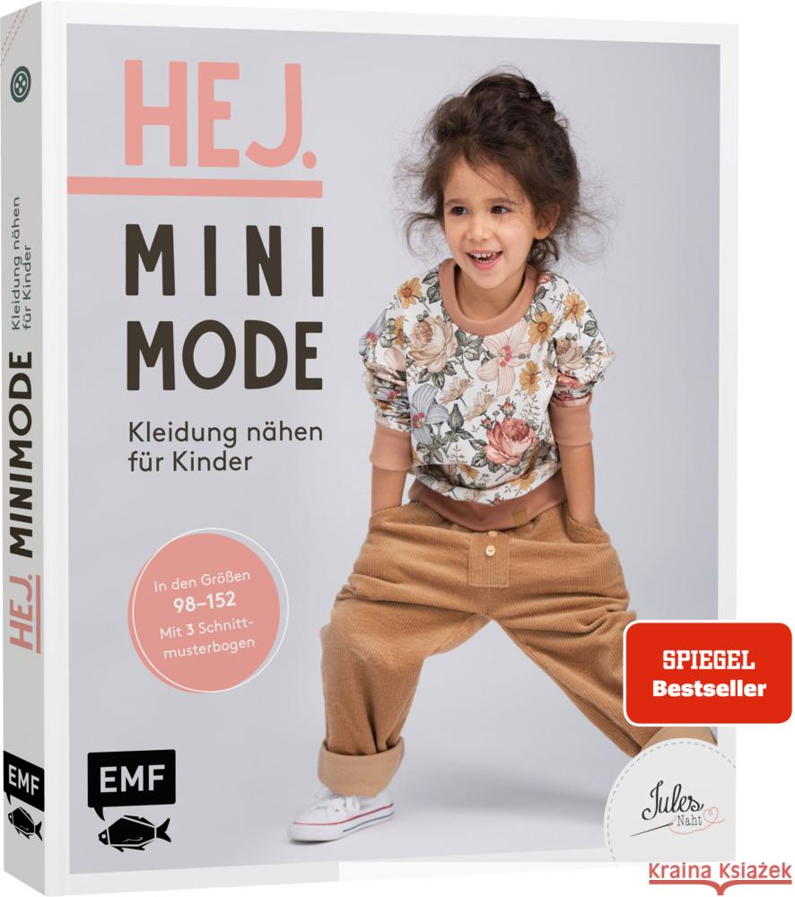 Hej. Minimode - Kleidung nähen für Kinder JULESNaht 9783745906349 EMF Edition Michael Fischer - książka