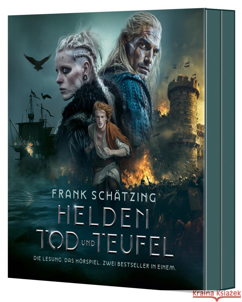 Helden / Tod und Teufel, 5 Audio-CD, 5 MP3 Schätzing, Frank 9783844554595 DHV Der HörVerlag - książka