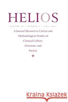 Helios 48.2 Steven Oberhelman 9781682831519 Texas Tech University Press - książka