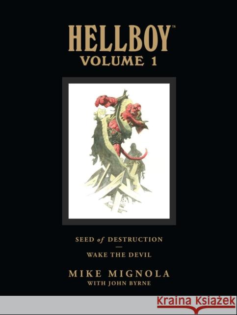 Hellboy Library Volume 1: Seed Of Destruction And Wake The Devil Mike Mignola 9781593079109 Dark Horse Comics,U.S. - książka