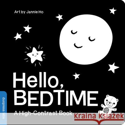 Hello, Bedtime: A Durable High-Contrast Black-and-White Board Book for Newborns and Babies duopress 9781728295930 Duopress - książka