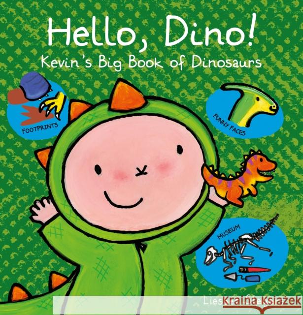 Hello, Dino! Kevin's Big Book of Dinosaurs Liesbet Slegers 9781605378350 Clavis Publishing - książka