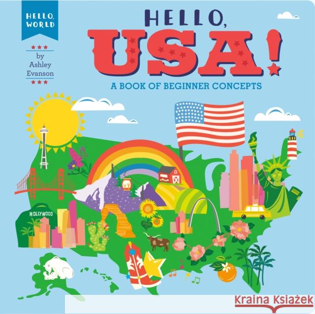 Hello, Usa!: A Book of Beginner Concepts Ashley Evanson Ashley Evanson 9780593520611 Penguin Workshop - książka