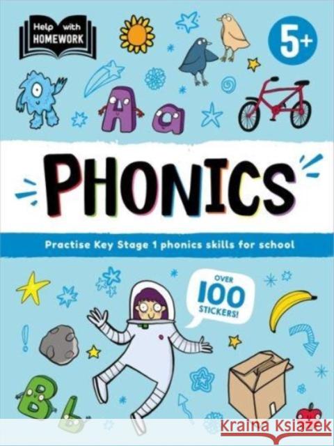 Help With Homework: Age 5+ Phonics Autumn Publishing 9781837950720 Bonnier Books Ltd - książka