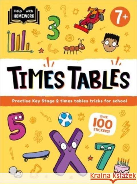 Help With Homework: Age 7+ Times Tables Autumn Publishing 9781837950805 Bonnier Books Ltd - książka