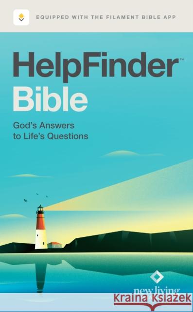 HelpFinder Bible NLT, Filament Enabled (Hardcover, Red Letter) New Living Translation 9798400506956 Tyndale House Publishers - książka