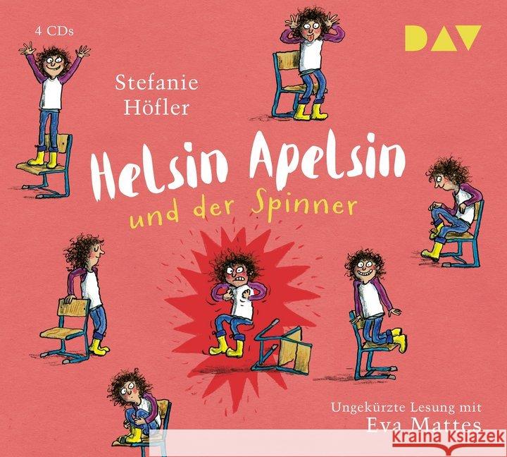 Helsin Apelsin und der Spinner, 4 Audio-CD : Ungekürzte Lesung mit Eva Mattes (4 CDs), Lesung. CD Standard Audio Format Höfler, Stefanie 9783742413307 Der Audio Verlag, DAV - książka