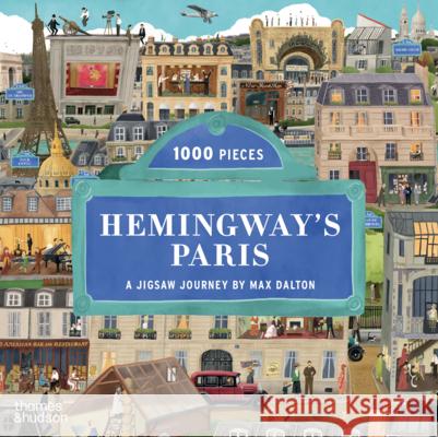 Hemingway's Paris: A 1,000-Piece Jigsaw Journey Matthew Holman Max Dalton 9780500421482 Thames & Hudson - książka
