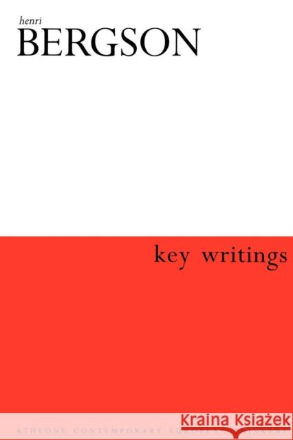 Henri Bergson: Key Writings Ansell-Pearson, Keith 9780826457295  - książka