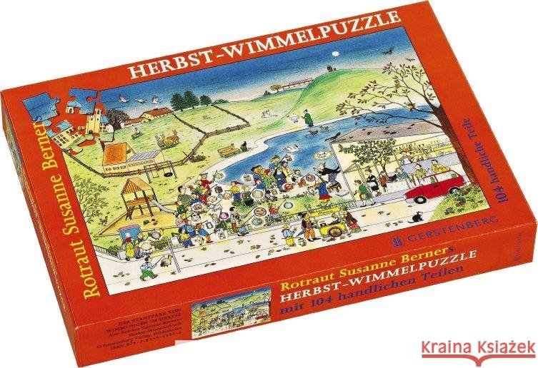 Herbst-Wimmel-Puzzle (Kinderpuzzle) Berner, Rotraut Susanne 4250915930855 Gerstenberg Verlag - książka