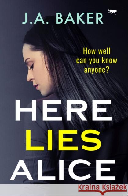 Here Lies Alice J.A. Baker   9781914614989 Bloodhound Books - książka