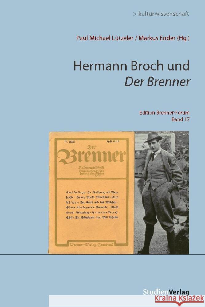 Hermann Broch und Der Brenner  9783706560665 StudienVerlag - książka