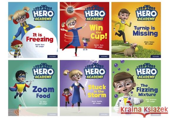 Hero Academy: Oxford Level 3, Yellow Book Band: Mixed pack Bill Ledger   9780198416036 Oxford University Press - książka
