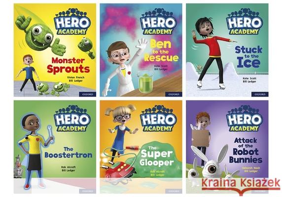 Hero Academy: Oxford Level 5, Green Book Band: Mixed pack Bill Ledger   9780198416197 Oxford University Press - książka