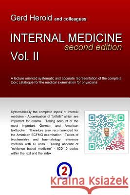 Herold's Internal Medicine (Second Edition) - Vol. 2 Gerd Herold 9781291727340 Lulu Press Inc - książka
