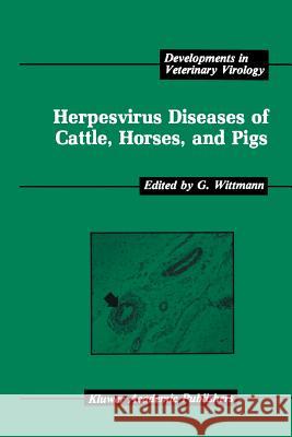 Herpesvirus Diseases of Cattle, Horses, and Pigs G. Wittmann 9781461288794 Springer - książka