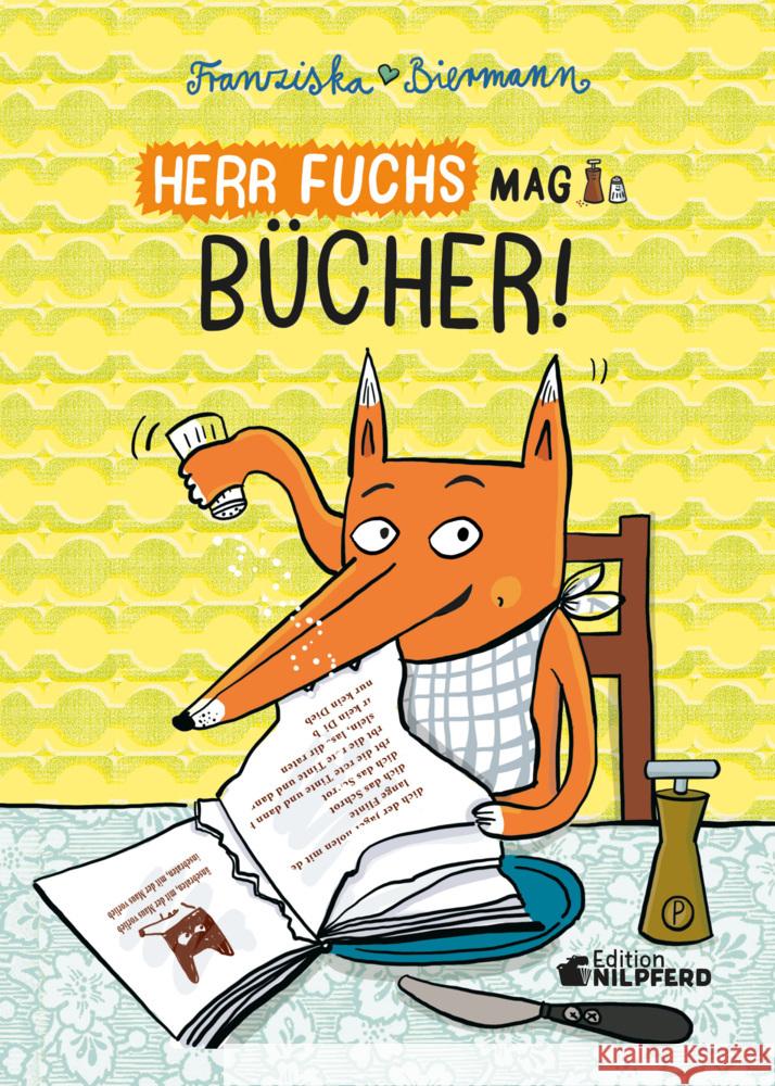 Herr Fuchs mag Bücher Biermann, Franziska 9783707453126 Edition Nilpferd - książka