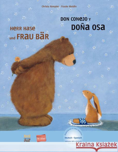 Herr Hase und Frau Bär (Deutsch-Spanisch) Kempter, Christa 9783695001484 Bilibri - książka