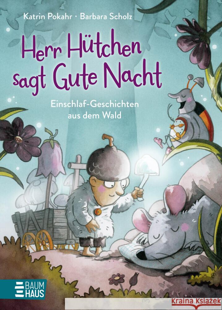 Herr Hütchen sagt Gute Nacht - Einschlaf-Geschichten aus dem Wald (Band 1) Pokahr, Katrin 9783833910319 Baumhaus Medien - książka
