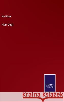 Herr Vogt Karl Marx 9783375113452 Salzwasser-Verlag - książka