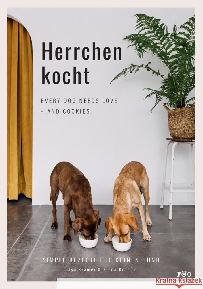 Herrchen kocht Krämer, Lisa, Krämer, Elena 9783956930539 FRED & OTTO - Der Hundeverlag - książka