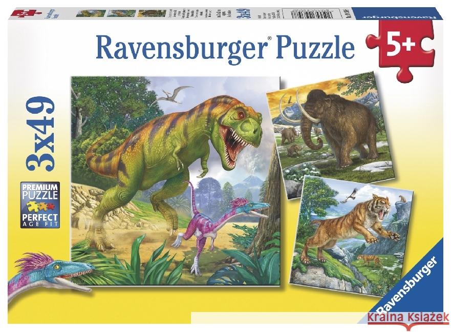 Herrscher der Urzeit (Kinderpuzzle)  4005556093588 Ravensburger Verlag - książka