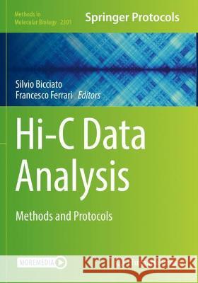 Hi-C Data Analysis: Methods and Protocols Bicciato, Silvio 9781071613924 Springer US - książka