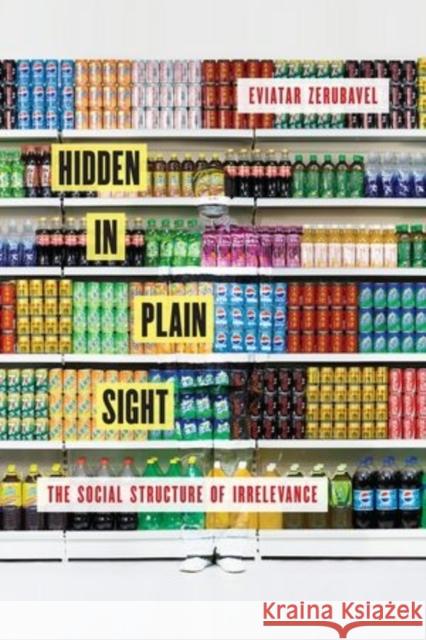 Hidden in Plain Sight: The Social Structure of Irrelevance Eviatar Zerubavel 9780199366606 Oxford University Press, USA - książka