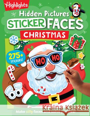 Hidden Pictures Sticker Faces: Christmas Highlights 9781639625192 Highlights Press - książka