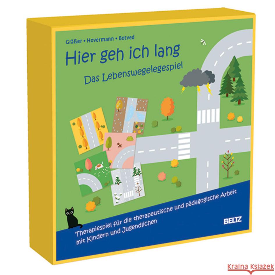 Hier geh ich lang - Das Lebenswegelegespiel Gräßer, Melanie, Hovermann, Eike 4019172100841 Beltz - książka