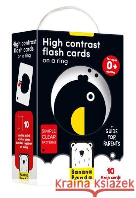 High Contrast Flash Cards on a Banana Panda 9788364039690 Banana Panda - książka