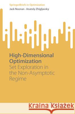 High-Dimensional Optimization: Set Exploration in the Non-Asymptotic Regime Jack Noonan Anatoly Zhigljavsky 9783031589089 Springer - książka