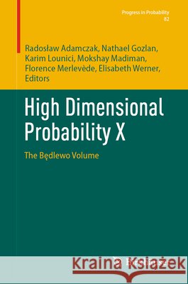 High Dimensional Probability X: The Będlewo Volume Radoslaw Adamczak Nathael Gozlan Karim Lounici 9783032060563 Birkhauser - książka