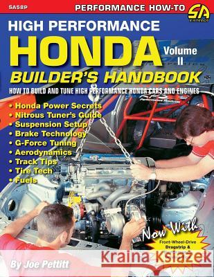 High Performance Honda Builder's Handbook Volume II Joe Pettitt 9781613251133 Cartech, Inc. - książka