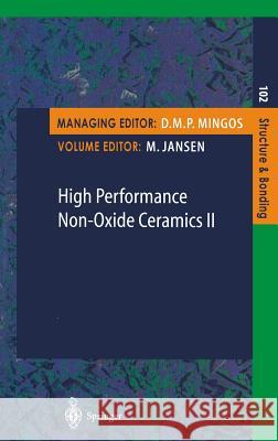 High Performance Non-Oxide Ceramics II M. a. Jansen Martin Jansen M. Jansen 9783540431329 Springer - książka