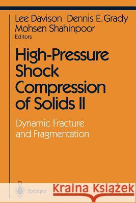 High-Pressure Shock Compression of Solids II: Dynamic Fracture and Fragmentation Davison, Lee 9781461275015 Springer - książka