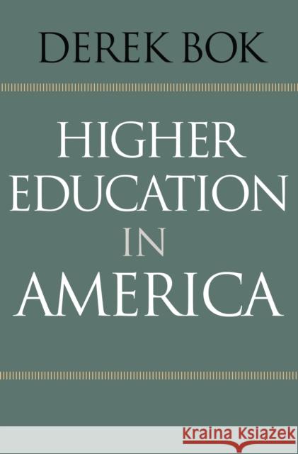 Higher Education in America Derek Bok 9780691159140  - książka