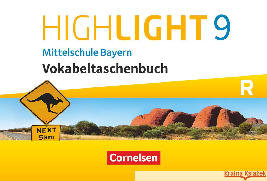 Highlight - Mittelschule Bayern - 9. Jahrgangsstufe Vokabeltaschenbuch - Für R-Klassen  9783060361243 Cornelsen Verlag - książka