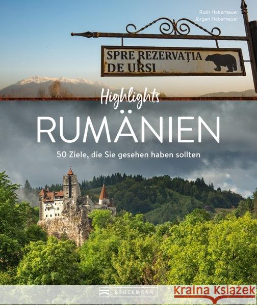 Highlights Rumänien Haberhauer, Ruth, Haberhauer, Jürgen 9783734330483 Bruckmann - książka