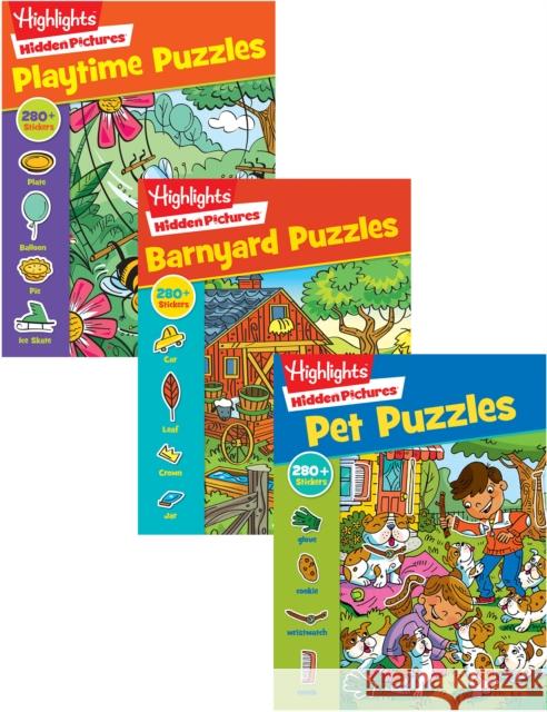 Highlights Sticker Hidden Pictures Pack Highlights 9781644722473 Astra Publishing House - książka